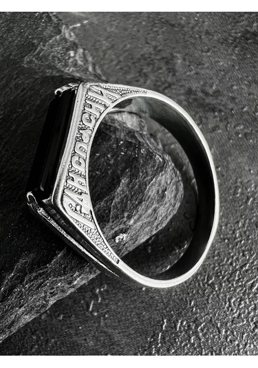 Monıchev Jewelry 925 Ayar Gümüş Ortodoks Halkası "kurtar Ve Koru" 244584829 Gri