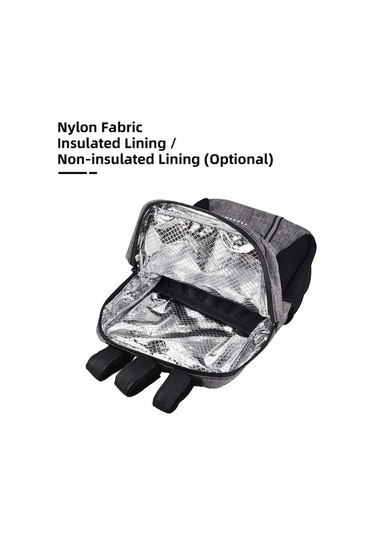 Artfulabode Sırt Gri Geniş Dönüşebilen Bisiklet Çantası - Dağ Gezisi Depolama Amaçlı Gri