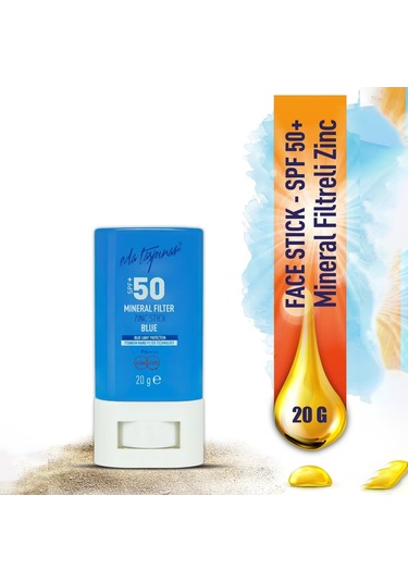 Eda Taşpınar Mineral Filtreli Blue Zinc Stick Güneş Kremi SPF50+ 20 G