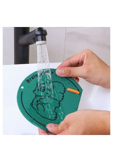 Banyo Ve Mutfak Lavabo Koku Önleyici Gider Koruyucu Silikon Mavi