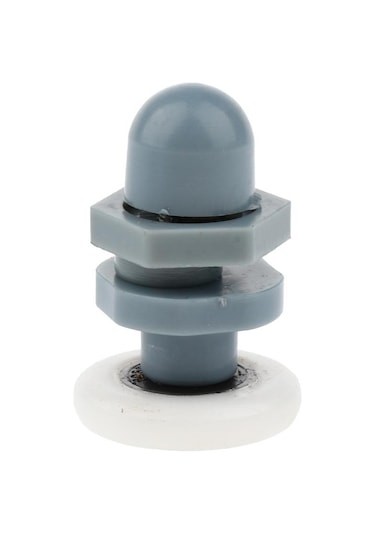 Homyl 10 Adet Tek Sürgülü Duş Kapı Muhafazaları Silindirler Gri