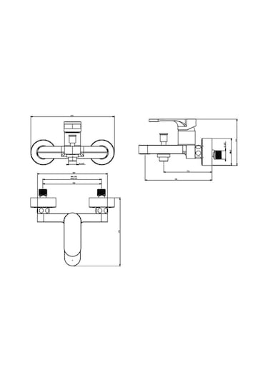 Bocchi Riva Banyo Bataryası - Krom 1029-1021 Krom