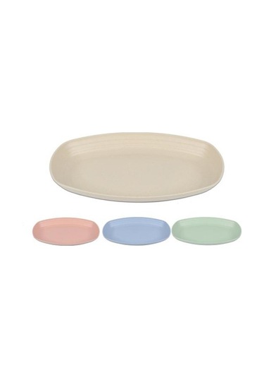 Mavi Pratik Kaymaz Taban Yemek Tabağı Yaygın Olarak Kullanılan Çizilmez Plastik Yemek Tabağı