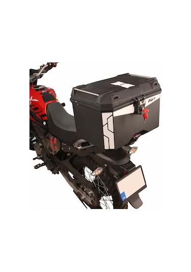 GP Kompozit Universal 45 lt Plastik Motosiklet Çantası Siyah