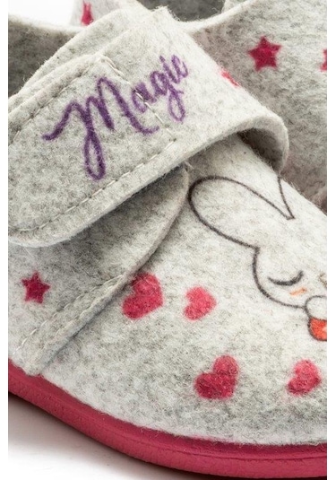 Twigy Rabbit Çocuk Yuva Patik Gri 24/30 CC0161D Çok Renkli