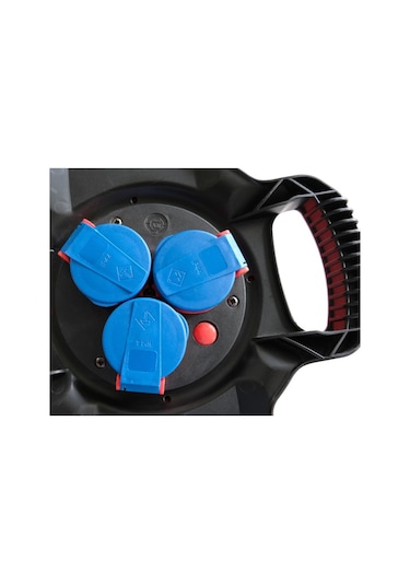 Brennenstuhl Rubber Gum Serisi Ip44 Lisanslı 10 Metre Uzatmaya Sahip H07rn-f 3g1.5 Makaralı Kablo