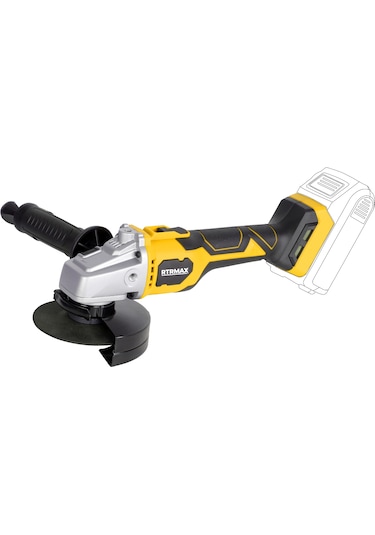 Rtrmax RTX3060B Akülü Avuç Taşlama Makinesi 115 MM