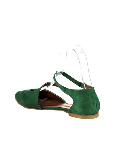 Fox Shoes Yeşil Kadın Babet D726016902 Yeşil