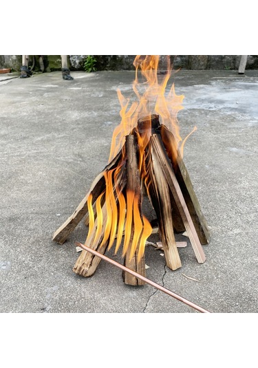 Tenfowee Rüzgara Karşı Dayanıklı Kamp Ateşi Başlatıcı: 8 Alev Delikli Paslanmaz Çelik Barbekü Aleti
