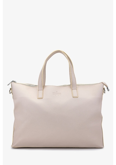 Valmenti Unisex Vegan/deri Bej Evrak Çantası 1012 2013 Cnt Y25 Bej Fltr Bej