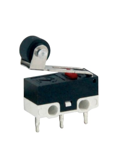 Micro Switch Mini Siyah-beyaz Makaralı Palet 5 Adet