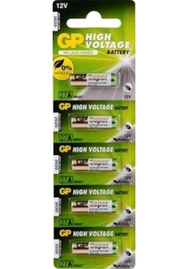 Gp 27a 12v Araç Kumanda Pili Camel 5li Kart 5224