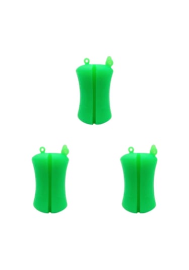 1/2/3/5 Taşınabilir Olta Kamışı Sabit Top Dayanıklı Sarı 6 X 3,8 Cm 5'li Set