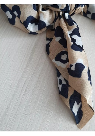 Proshik Bej Leopar Desenli Saç Lastiği 242572342 Leopar