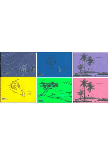 Sim Resim Defteri 25 35 25 Yp Plastik Kapk. Karışık Renk Ve Desen