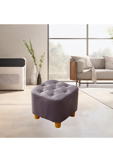 Suntek Giriş Oturma Odası Ev Için Küçük Tabure Mor