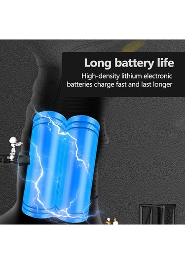 Fortunelane El Tipi Kablosuz Lastik Pompa, Dijital Ekranlı Akıllı Hizmetli, Portatif 120w Elektrikli Hava Kompresörü