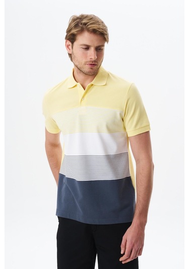 Arma Erkek Regular Fit Çok Renkli % 100 Pamuk Pike Polo Yaka Tişört Y29374355002 Sarı Arma Erkek Regular Fit Çok Renkli % 100 Pamuk Pike Polo Yaka Tişört Y29374355002 Sarı