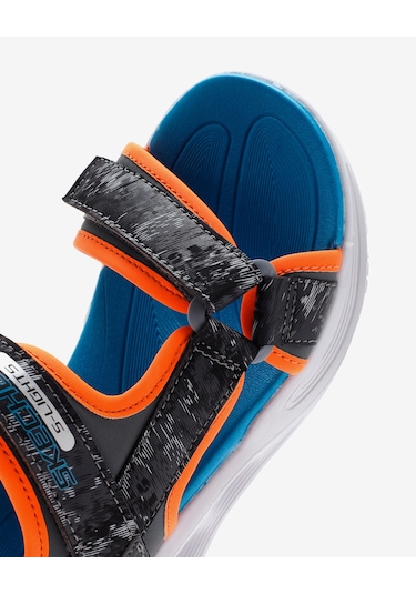 Skechers Sola Glow Sandal - Aquatastic Büyük Erkek Çocuk Gri Işıklı Sandalet 401672l Ccor Gri