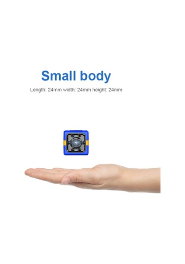 Mini Kamera Full Hd 1080p Güvenlik Kamerası Taşınabilir Küçük Ev Kamerası Gece Görüşü Ve Hareket Algılama İle İç Ve Dış Mekan, Spor Kırmızı