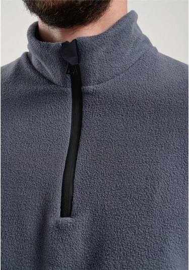 Exuma Yarım Fermuarlı Polar 2312001-grey