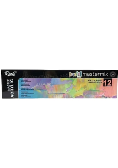 12li 60cc Master Mix Pastel Akrilik Set