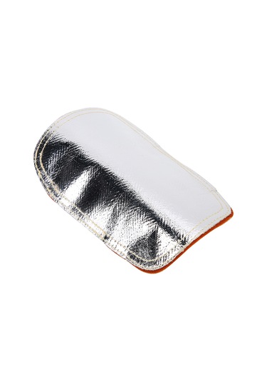 Vkemall Alüminyum Folyo Isı Yansıtıcı Eldiven Koruması - Ince Deri, Isı Yalıtımı, Sıcak Dayanıklı - Kaynak, Metal Döküm, Endüstriyel Çalışmalar İçin