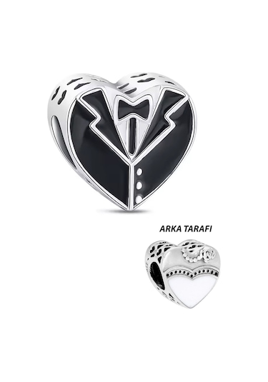 Gelin Ve Damat Boncuk Gümüş Charm
