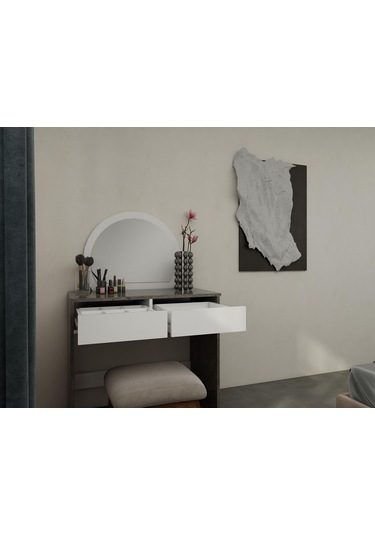 Huzur Makyaj Masası Hanoi-beyaz Beyaz