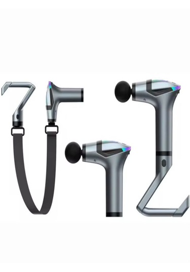 Deanb Aktüel Şarjlı Taşınabilir 3in1 Fonksiyonel Titreşimli Masaj Aleti Siyah