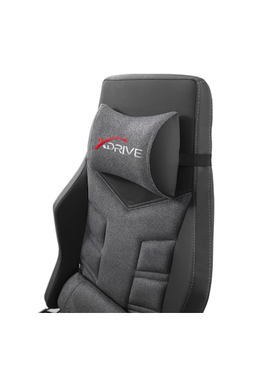 Xdrive Fırtına Profesyonel Oyuncu Koltuğu Kumaş Gri/Siyah