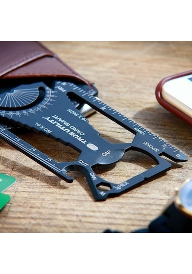 True Utılıty Cardsmart Çok Amaçlı Kart Anahtarlık Tu 207k Çok Renkli