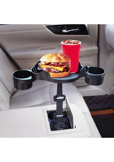 Cbtx Sc222 Çok Fonksiyonlu Uzun Kol Araba Bardak Tutucu Genişletici Döner Ayarlanabilir Tabanlı Yiyecek İçecek Tepsisi