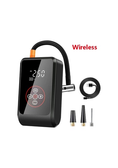 Jialan Taşınabilir Şişirme Pompası Hava Kompresörü Led Büyük