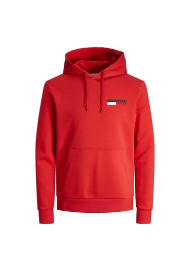 Jack & Jones Essentials Jjecorp Logo Sweat Hood Play Noos Erkek Sweatshirt 12233599-true Red Kırmızı Jack & Jones Essentials Jjecorp Logo Sweat Hood Play Noos Erkek Sweatshirt 12233599-true Red Kırmızı