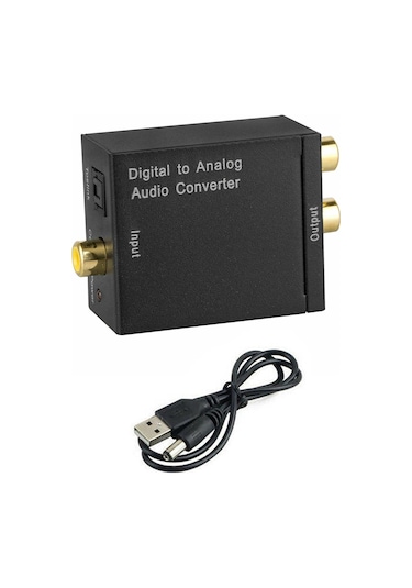 BST-2023P Dijital To Analog Optik Tos Ses Dönüştürücü Çevirici
