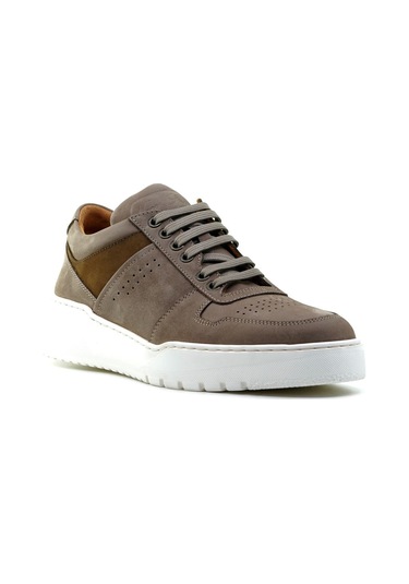 Libero L4705 Erkek Deri Günlük Eva Casual Ayakkabı Nubuk Vizon Siyah