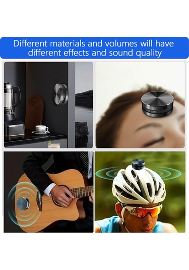 Maiyame Mt100 Kemik İletimli Bluetooth Hoparlör - 360 Stereo Ses, Taşınabilir Ve Yapışkan Tabanlı Kablosuz Hoparlör