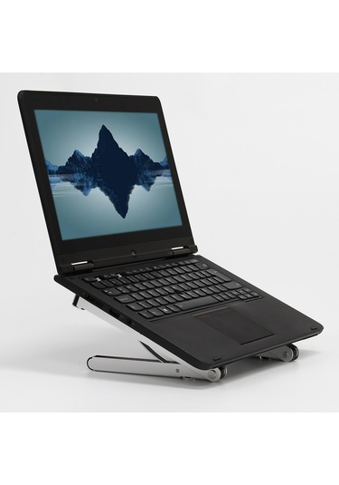 Trilogic Foldit TS201 Portatif Katlanabilir Alüminyum Laptop Macbook Stand