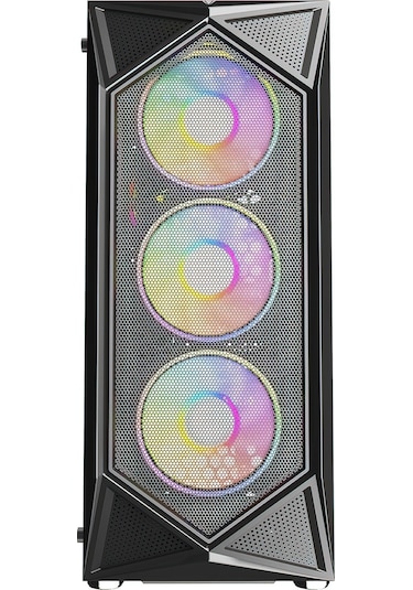 Izoly Gaina 4x Argb Fanlı Usb 3.0 Temperli Cam Atx Oyuncu Kasası
