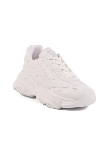 Beyaz Bağcıklı Kadın Sneaker Drk171 G Beyaz
