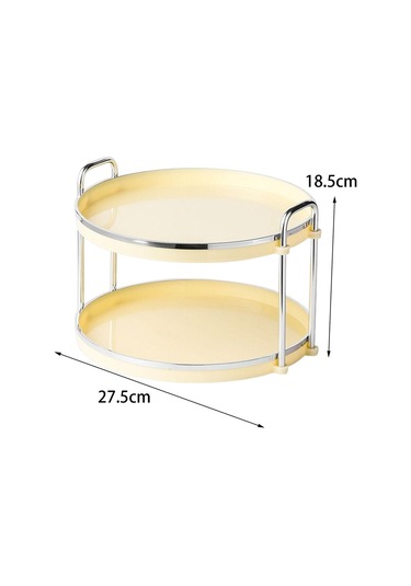 Suntek 2 Katlı Sayaç Tepsi Oturma Odası Kozmetik Depolama