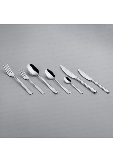 Nehir Deniz Sade 6 Kişilik 36 Parça Çatal Kaşık Bıçak Takımı