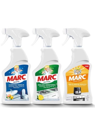 Marc Banyo + Mutfak + Airfryer Sprey 3x750 Ml
