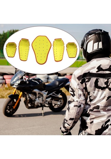 Suntek Motokros Motosiklet Için 5 Adet Vücut Koruyucu