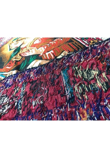 Meryem Ana - İsa Desenli El Dokuma Kilim Halı  114x187 cm
