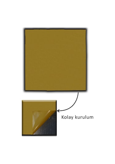 Akustik Ses Yalıtım Süngeri Yapışkanlı 15 Dns 50x50x4 Piramit Kesim