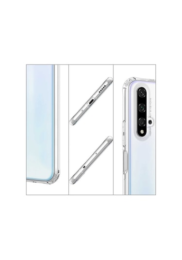 Huawei Nova 5T Kilif Seffaf Nitro Anti Shock Kapak 389752331