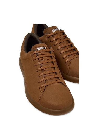 Camper K101003 Pelotas Soller Deri Sneakers Kahverengi Erkek Spor Ayakkabı Kahverengi