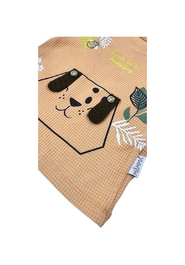 Erkek Bebek Şortlu Takım turuncu